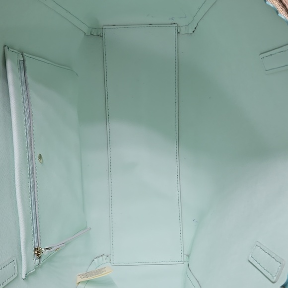 Kate Spade Light Blue Scalloped Tote - Picture 5 of 14